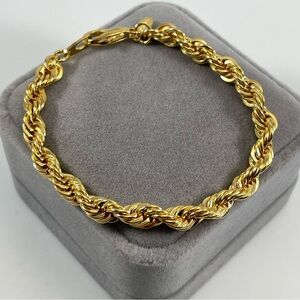 Park Lane Signed Vintage Twist Gold Plated Bracelet Stunning Classic